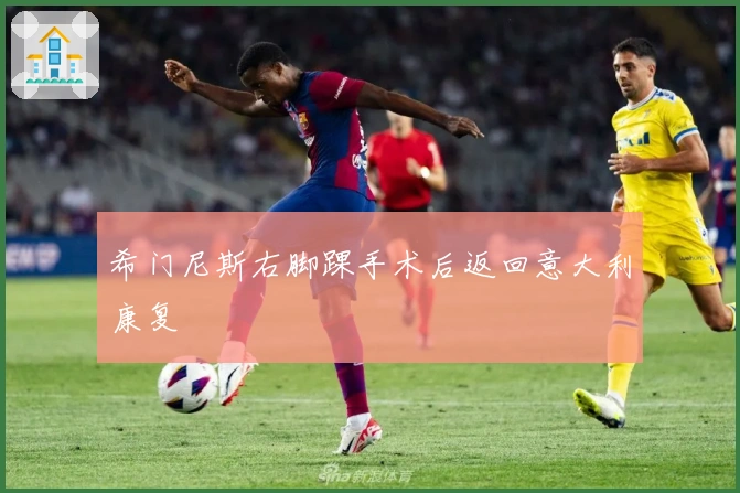 希门尼斯右脚踝手术后返回意大利康复